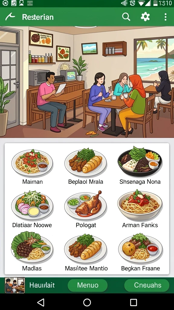 Tampilan antarmuka yang menarik dan mudah dinavigasi.