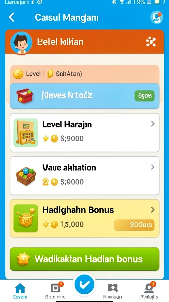 Tampilan level baru yang menantang dan seru