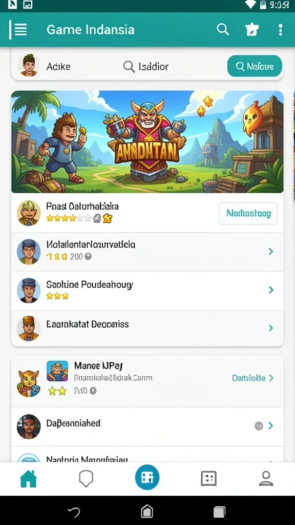 Mode permainan seru yang menantang.