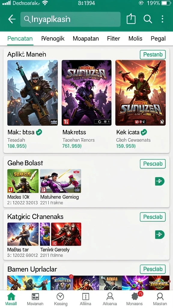 Screenshot menunjukkan karakter utama dalam aksi yang menegangkan.