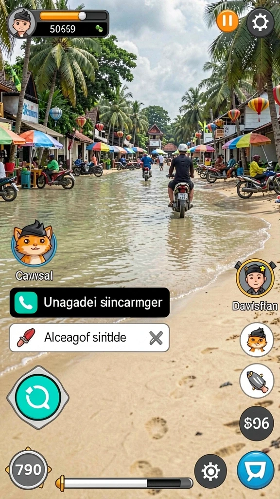 Tangkapan layar menampilkan berbagai level yang mengesankan.