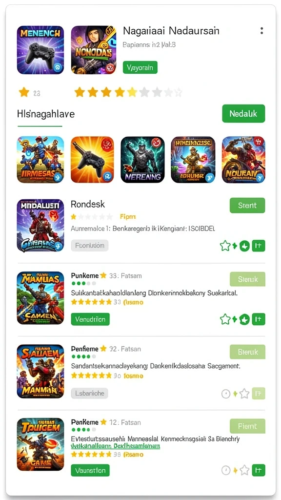 Mode permainan baru yang seru dan menantang.