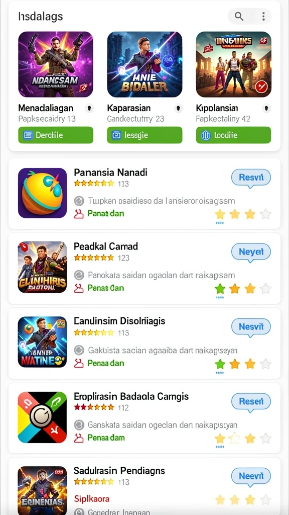 Grafik yang memukau dan efek suara yang mendebarkan.