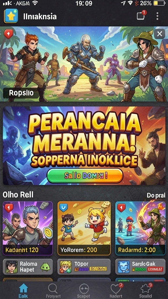 Karakter unik dengan kemampuan yang berbeda.