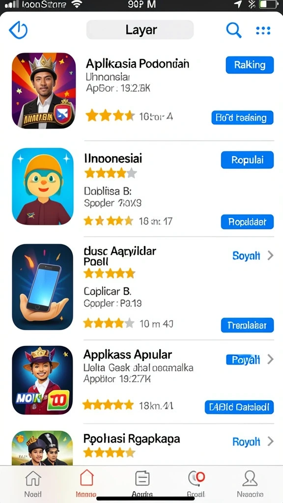 Screenshot menampilkan level yang menantang dan seru.