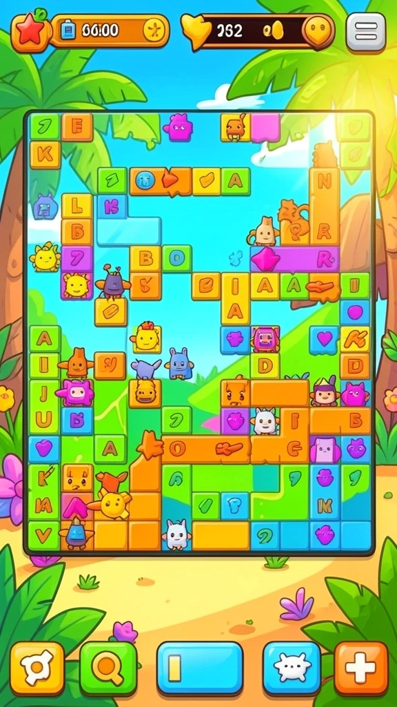 Tampilan utama game IN22 yang menarik.