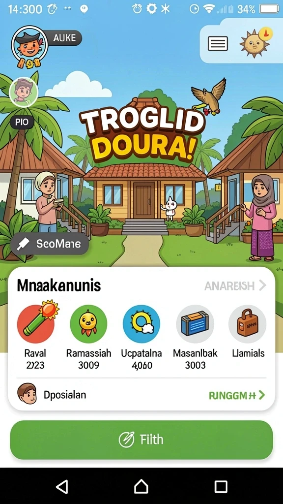 Tampilan antarmuka yang intuitif dan menarik.