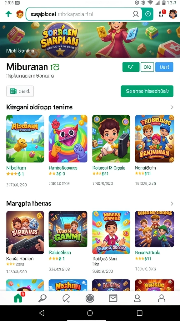 Screenshot menampilkan antarmuka permainan yang menarik.