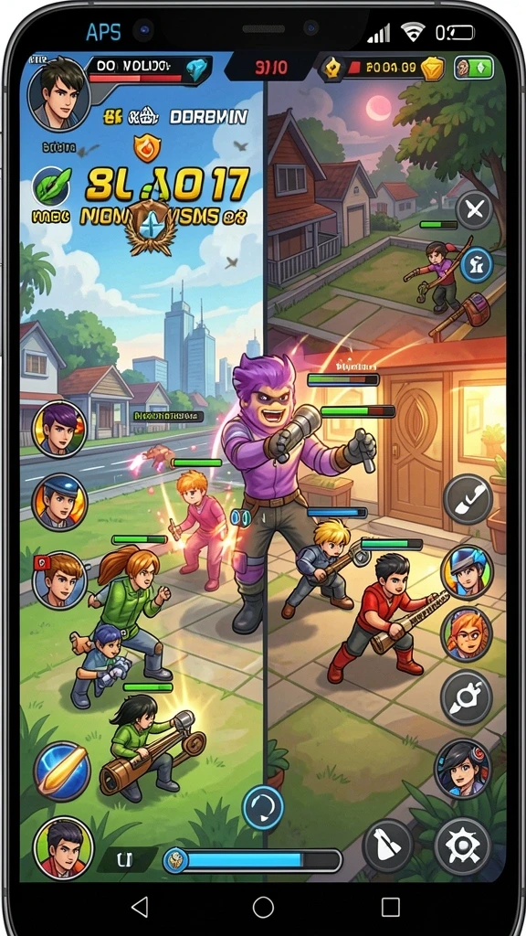 Gameplay seru dengan berbagai tantangan di setiap level.