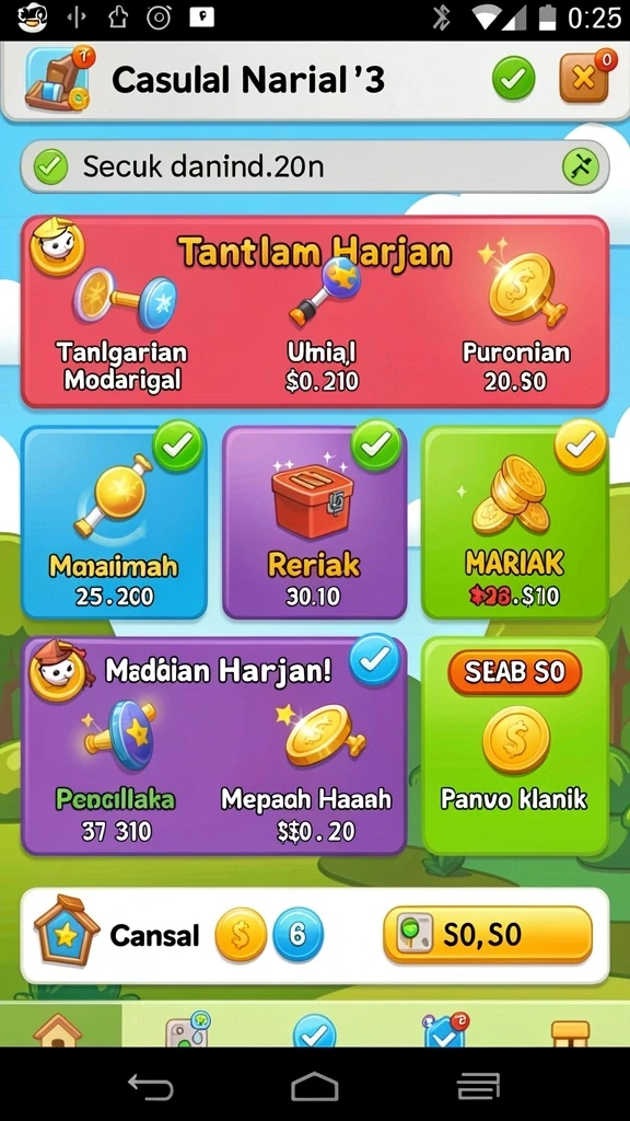 Laman hasil lotere dengan informasi terkini.