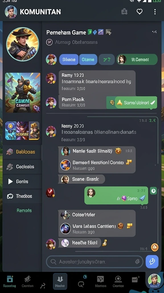 Fitur multiplayer yang menghubungkan pemain dari mana saja.