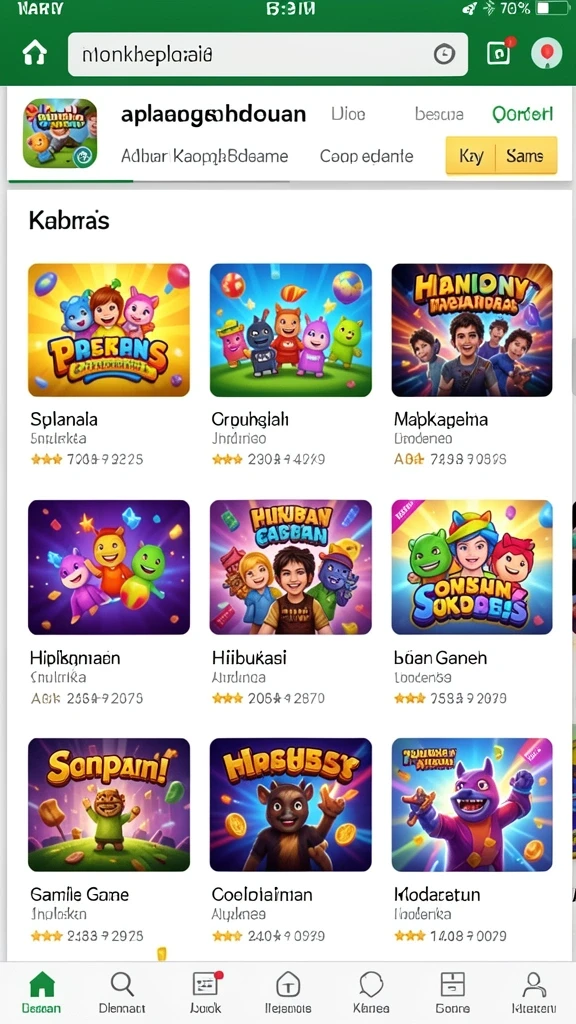 Berbagai pilihan permainan yang tersedia untuk semua jenis pemain.