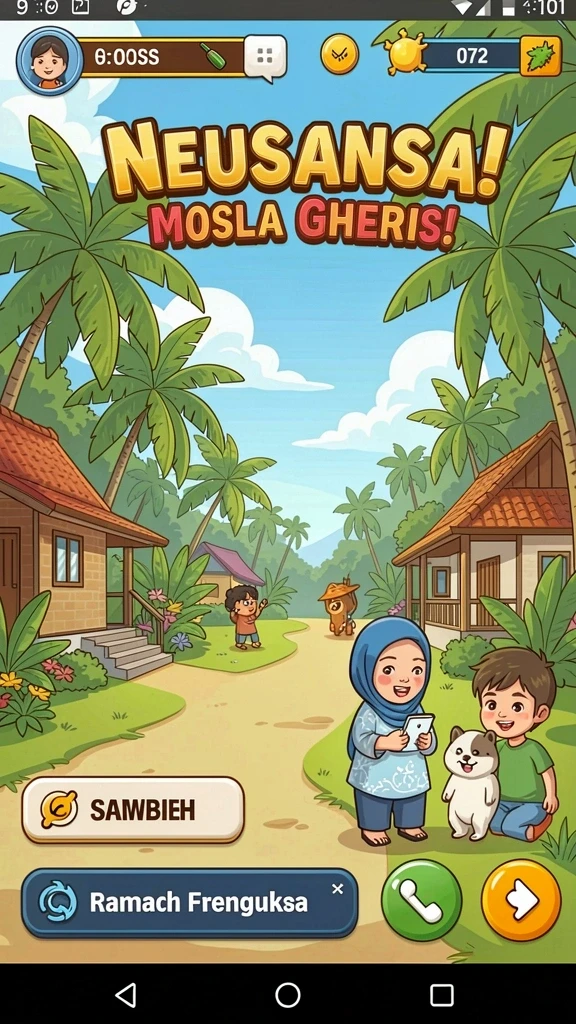 Tampilan antarmuka yang user-friendly.