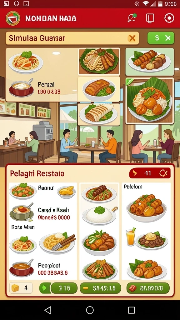 Tampilan antarmuka yang intuitif dan ramah pengguna.