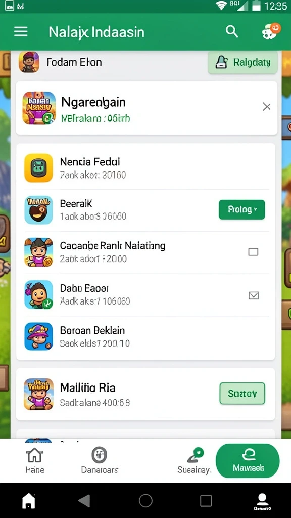 Tampilan antarmuka yang sederhana dan menarik.