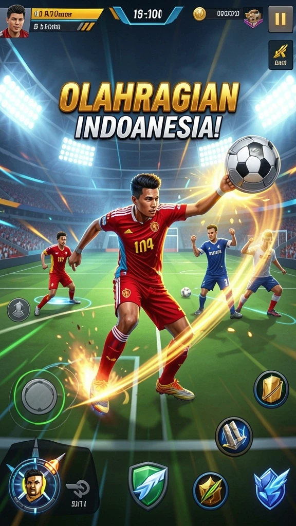 Tangkapan layar level penuh tantangan dengan musuh yang kuat.