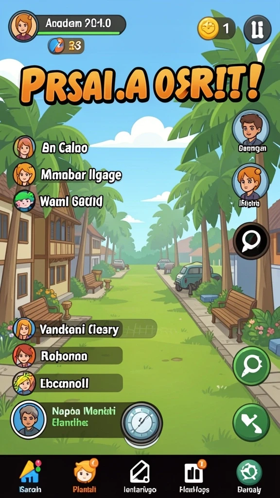 Screenshot dari permainan dengan tema petualangan.