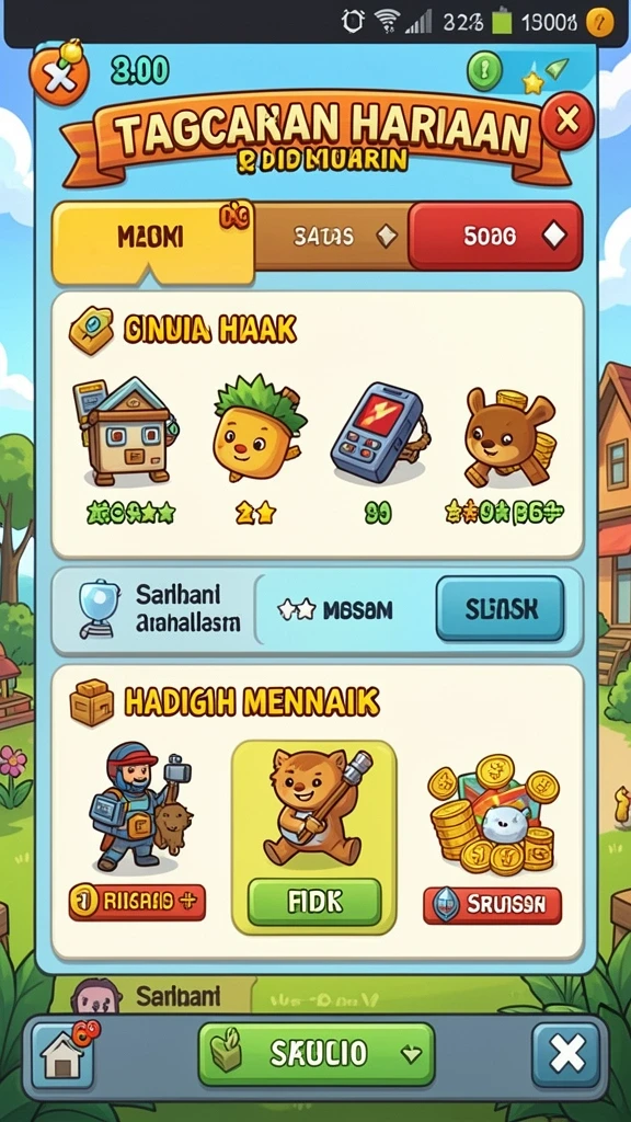 Screenshot menampilkan halaman utama yang intuitif.