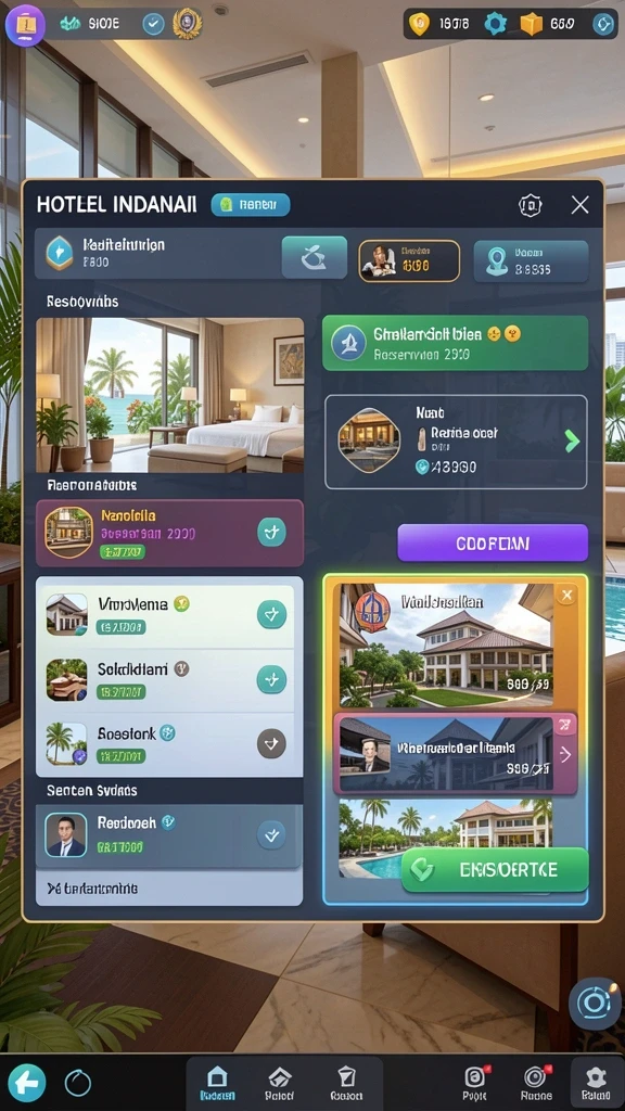Fitur interaktif antara pemain yang seru.
