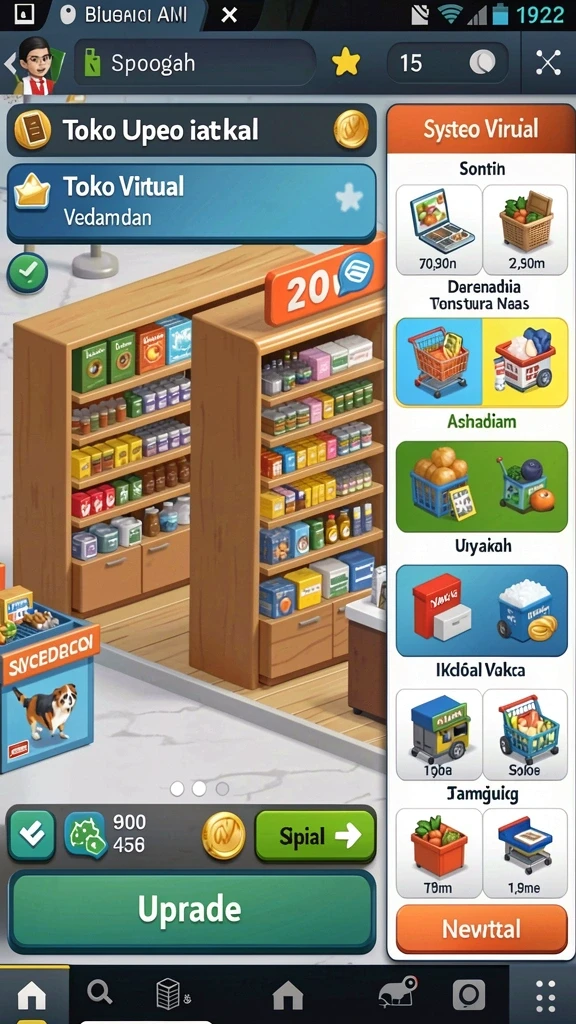 Tampilan antarmuka user-friendly untuk kemudahan navigasi.