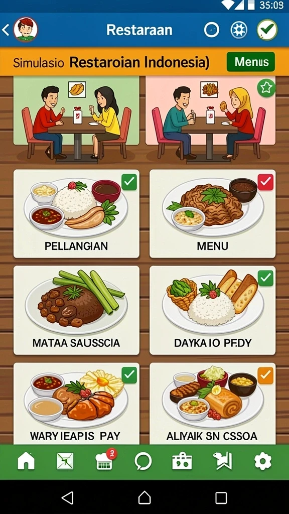 Tampilan antarmuka yang menarik dan mudah digunakan.