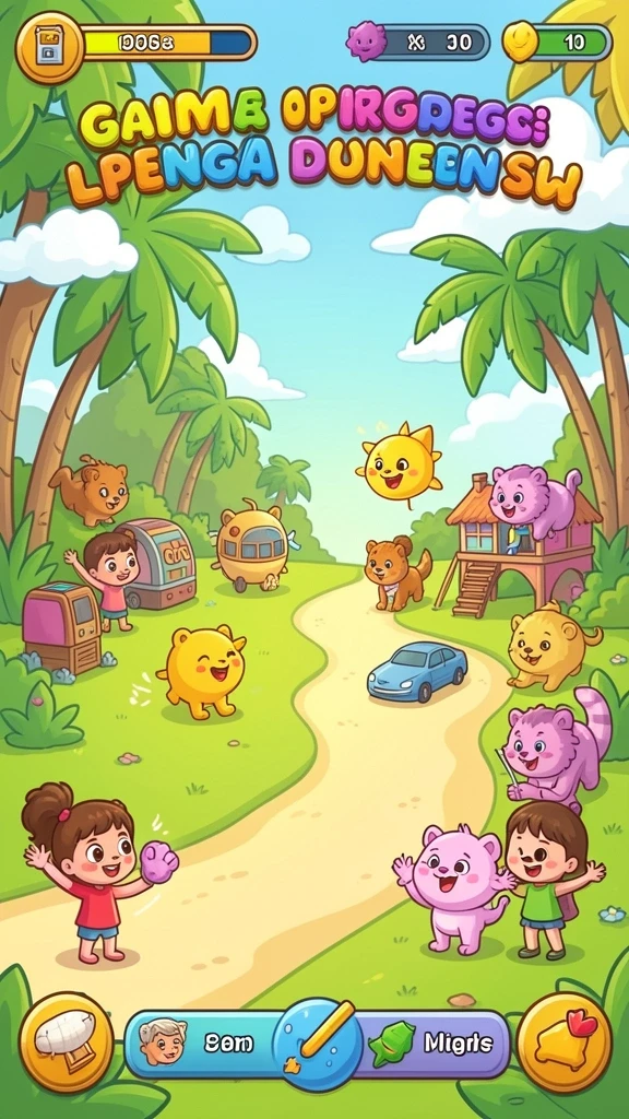 Visual menakjubkan dari salah satu level.