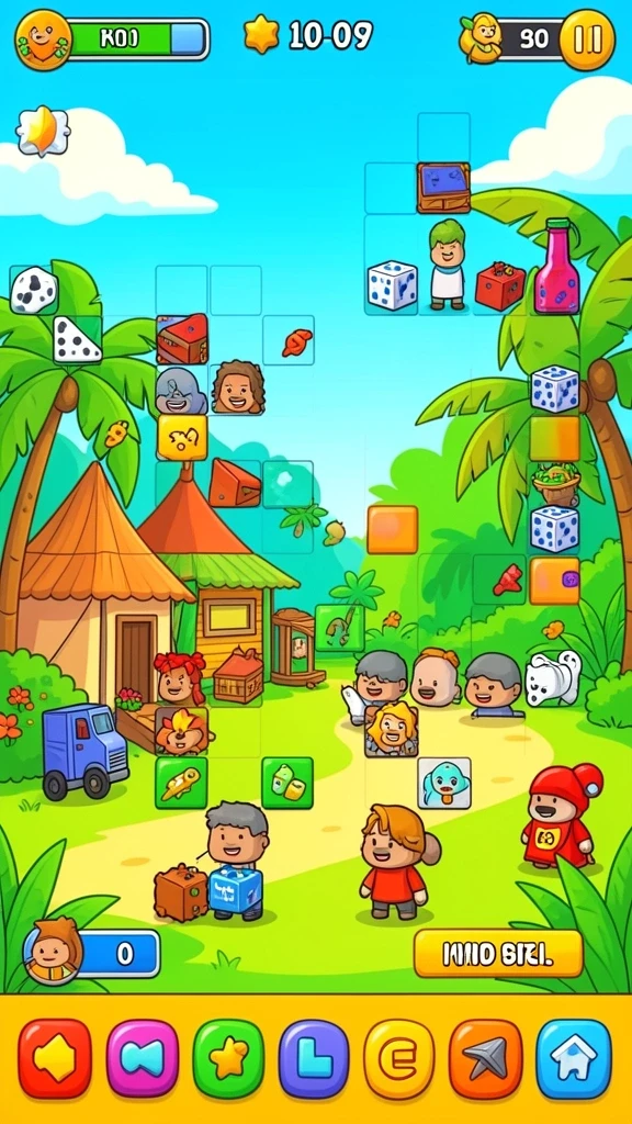 Tampilan gameplay yang seru dan menantang.