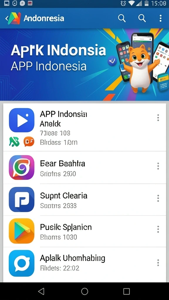 Tampilan awal game yang menawan dan penuh warna.