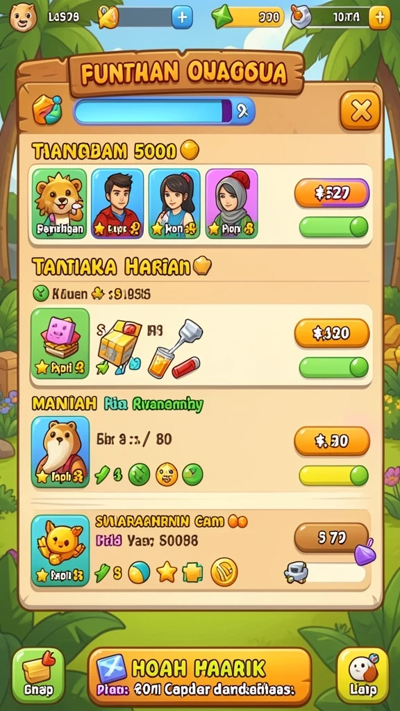 Saat berinteraksi dengan makhluk alien yang unik.