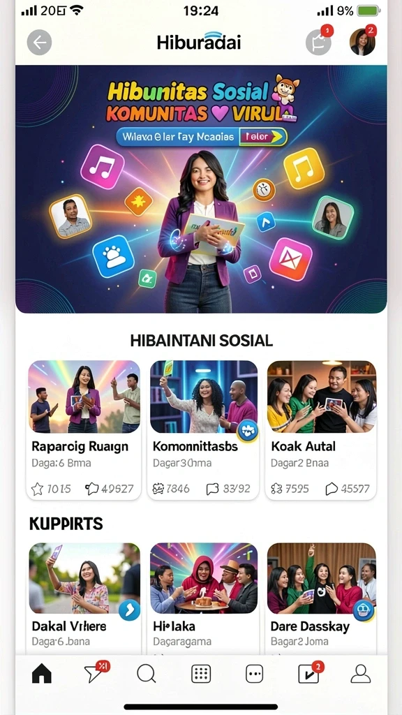 Tampilan antarmuka yang intuitif dan user-friendly.